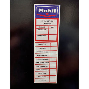 Mobile door jamb service sticker