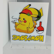 Load image into Gallery viewer, Smokemon Pikachu Parody Sticker
