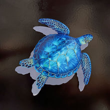 Load image into Gallery viewer, Blue Sea Turtle Sticker
