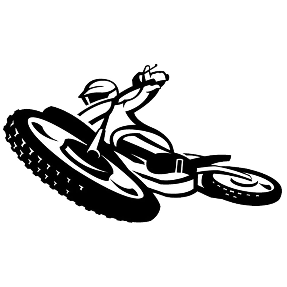 Motorcross Rider Sticker