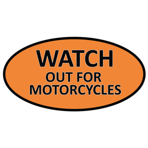 Watch Out for Motorcycles Sticker