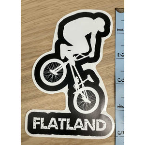 Flatland BMX Silhouette Sticker