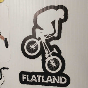 Flatland BMX Silhouette Sticker