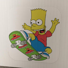Load image into Gallery viewer, Bart Simpson Toy Machine Skate Sticker
