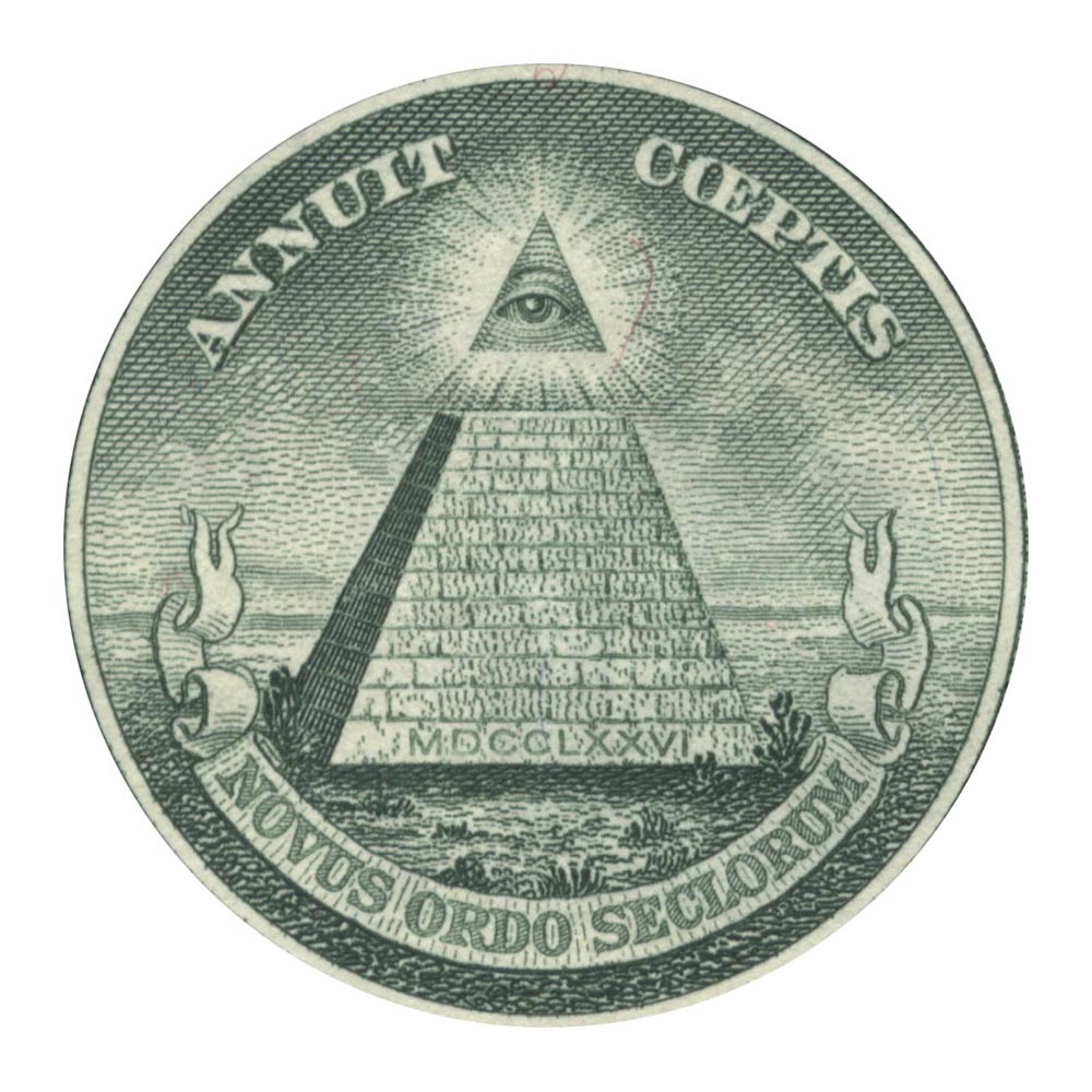 All Seeing Eye Pyramid Dollar Bill