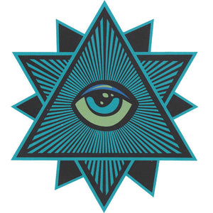 Illuminati Pyramid with Eye Sticker