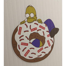 Load image into Gallery viewer, Supreme Homer Simpson Donut Sticker
