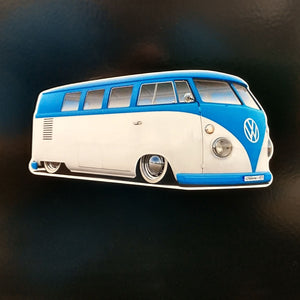 Slammed VW Split bus Sticker