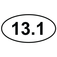 Load image into Gallery viewer, Half Marathon 13.1 Round Oval Sticker
