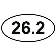 Load image into Gallery viewer, 26.2 Marathon Oval Sticker
