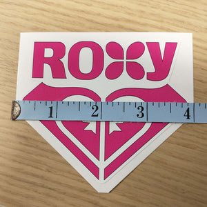 Roxy Pink Heart Sticker