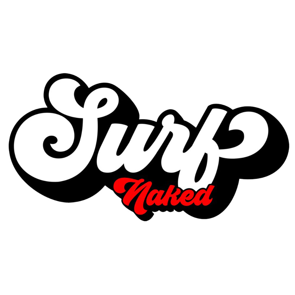 Surf Naked Sticker