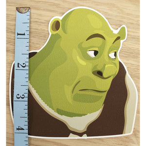 Bored Shrek Meme Sticker