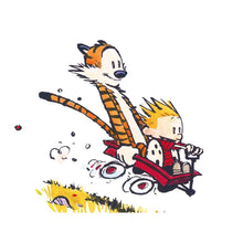 Load image into Gallery viewer, Calvin and Hobbs Speed Wagon Sticker
