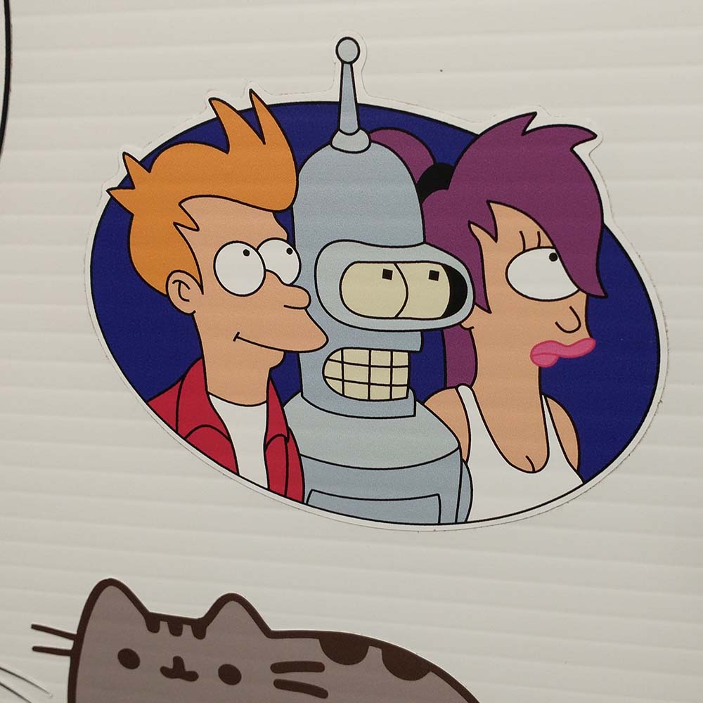 Futurama Leela Fry and Bender Sticker – Buy Stickers Here