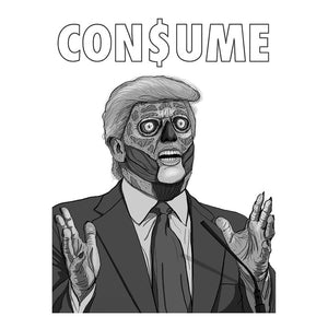 Trump Consume They Live Sticker