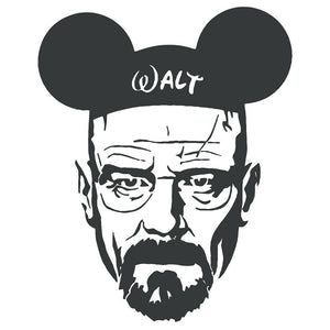 Breaking Bad Walter White Mickey Ears Sticker