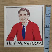 Load image into Gallery viewer, Mr Rogers Hello Neighbor Sticker
