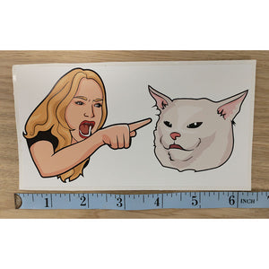 Smudge Lord Cat Meme Bumper Sticker