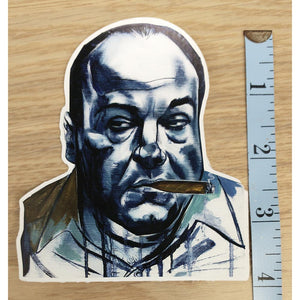 Tony Soprano with Cigar Sticker