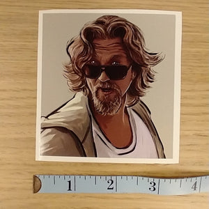 The Dude from The Big Lebowski Sticker