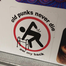 Load image into Gallery viewer, DRI Old Punks Funny Sticker
