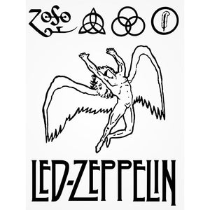 Led Zeppelin ZOSO Angel Sticker