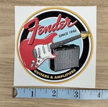Load image into Gallery viewer, Fender Round Logo Sticker
