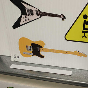 Fender Telecaster Guitar Sticker