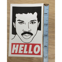 Load image into Gallery viewer, Lionel Richie Hello Sticker
