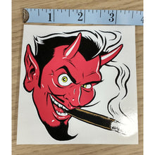 Load image into Gallery viewer, Red Devil Smoking Sticker
