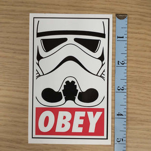 Stormtrooper Obey Sticker