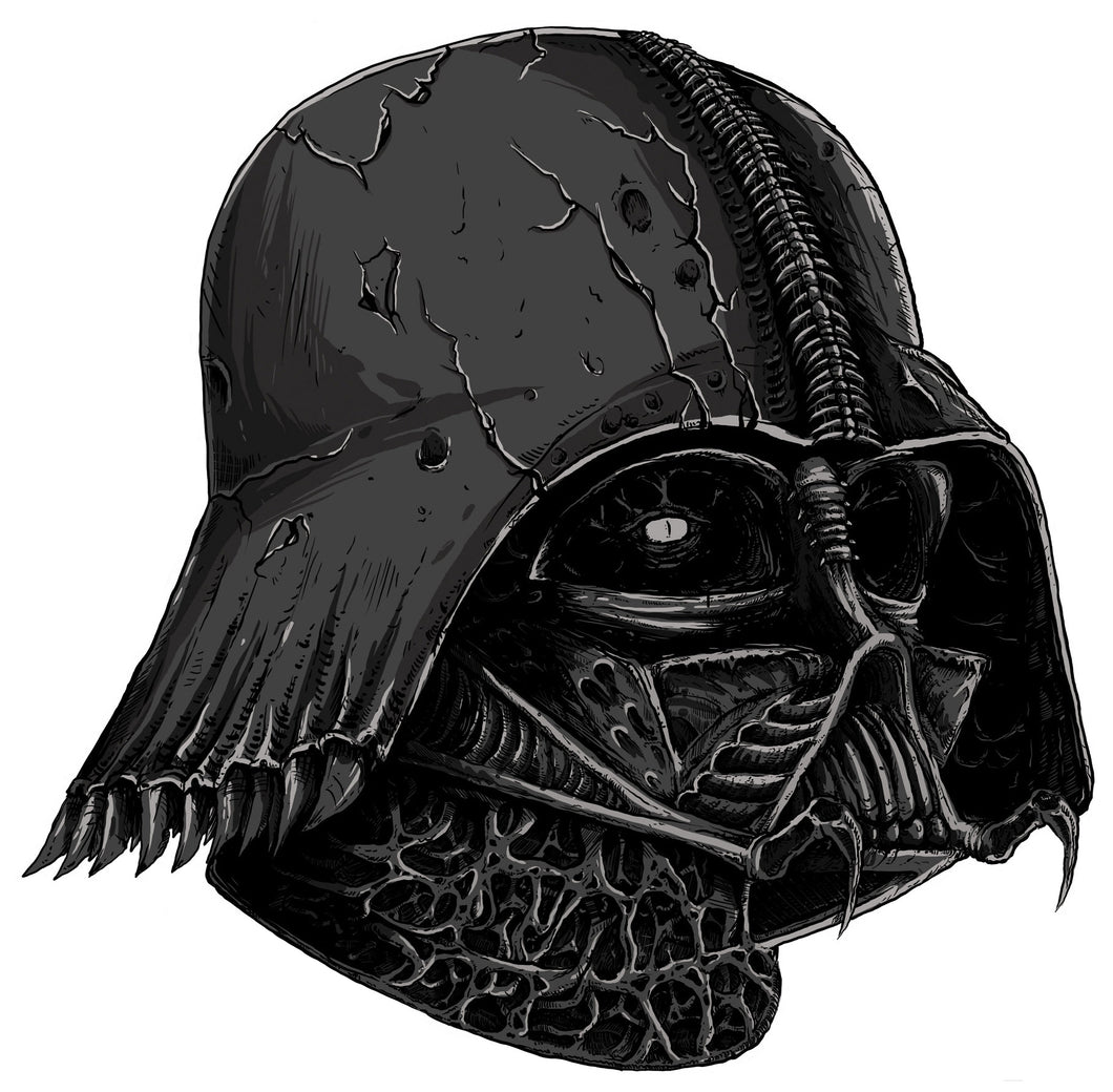 Star Wars Vadar Helmet Decayed
