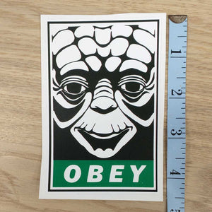 Obey Yoda Sticker