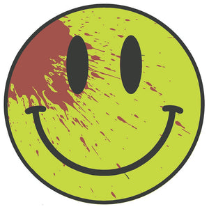 Blood Splattered Smiley Face Sticker