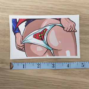 Supergirl Panties Sticker