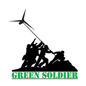 Green Soldier Sticker