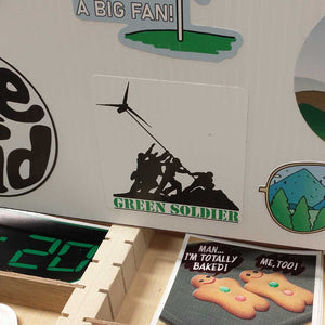 Green Soldier Sticker
