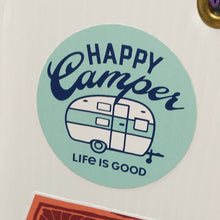Load image into Gallery viewer, Happy Camper Life is Good Sticker
