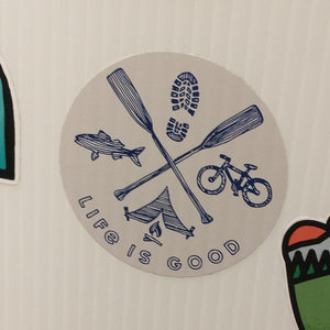 Life is Good Outdoor Sports Sticker