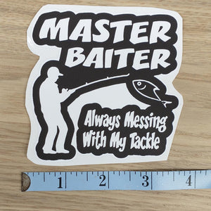 Master Baiter Fishing Sticker