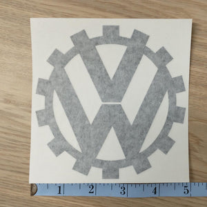 VW Gear Vinyl Cut Decal