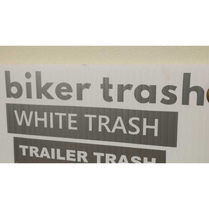 Biker Trash Vinyl Cut Decal