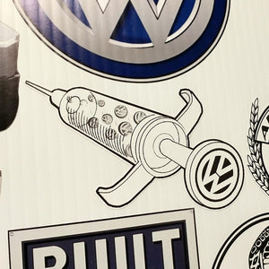 VW Addiction Sticker