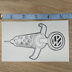 VW Addiction Sticker
