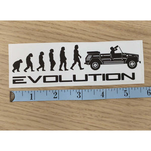 VW Thing Evolution Sticker