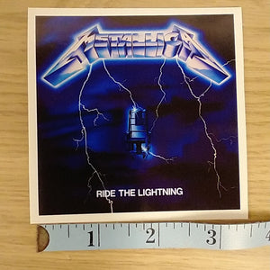 Metallica Ride The Lightning Sticker