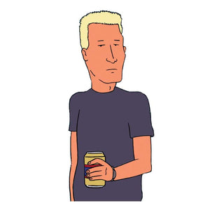 King of the Hill Jeff Boomhauer Sticker