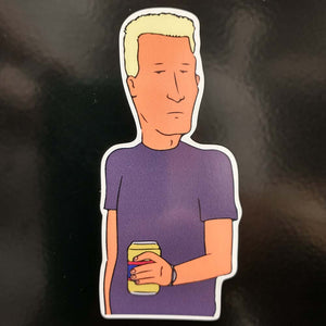 King of the Hill Jeff Boomhauer Sticker