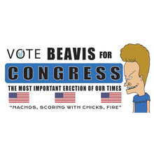 Load image into Gallery viewer, Beavis for Congress Sticker
